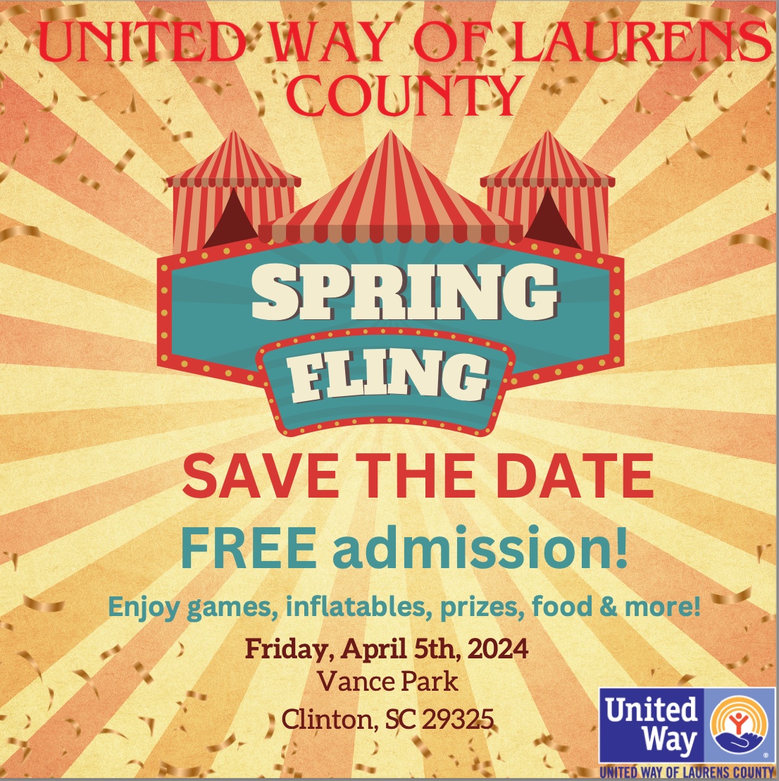 1st Annual Spring Fling United Way of Laurens County United Way of